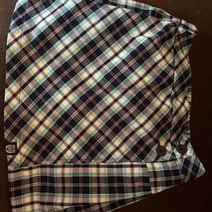 Girls, Blue Plaid, Skirt